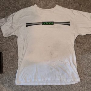 90s Authentic Adidas t shirt. Slight staining.